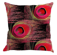 Peacock Feather Decorative Pillow Case | Cushion Cover