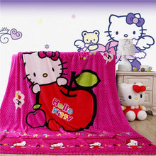 Hello Kitty Plush Flannel Blanket for Kids - Twin