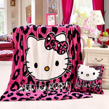 Hello Kitty Plush Flannel Blanket for Kids - Twin