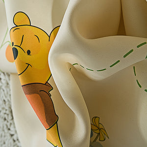 Close up view of Tiger and Pooh Disney Window Curtain - Front View