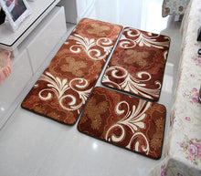 Trendy Designer Bath Rugs | Mats - 3 pc set - The White Rose USA