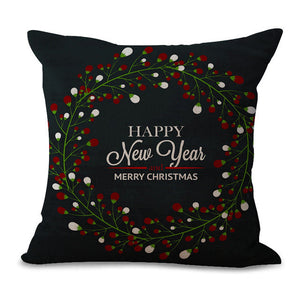 Christmas Pillow Cases and Cushion Covers - Greeting Lights