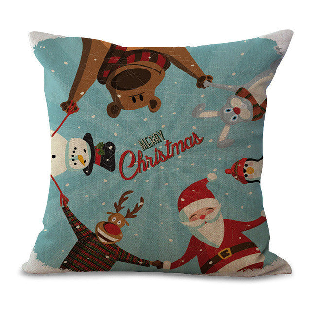 Christmas Pillow Cases and Cushion Covers - Greeting Friends