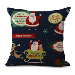 Christmas Pillow Cases and Cushion Covers - Cute Santa