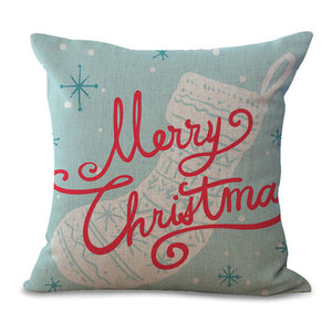 Christmas Pillow Cases and Cushion Covers - Sock Greeting