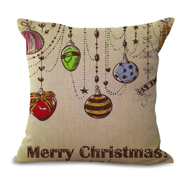 Christmas Pillow Cases and Cushion Covers - Tree Decorations