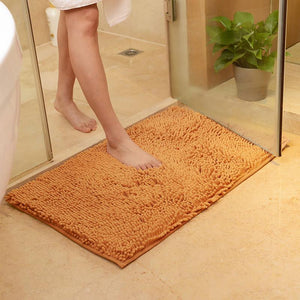 Champagne Brown Bathroom Rug