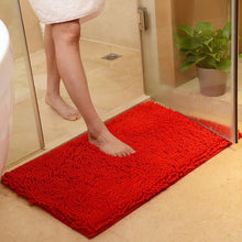 Dark Red Bathroom Rug