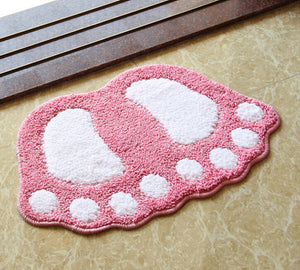 Gorilla Footprint Non Slip Bath Mat or Bath Rug - The White Rose USA