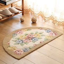 Retro Flower Bathroom Rugs