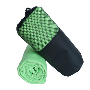 Easy to Carry Soft Beach Towels Made, Comes in Bag, Quick drying, Microfiber, Saves Space - The White Rose USA