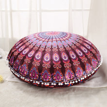 Standard Round Bohemian Cushion Cover I Pillow Case - The White Rose USA