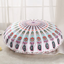 Standard Round Bohemian Cushion Cover I Pillow Case - The White Rose USA