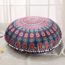 Standard Round Bohemian Cushion Cover I Pillow Case - The White Rose USA