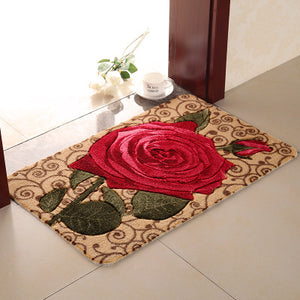 Premium Floral Nonslip Bath Rugs or Door Mats